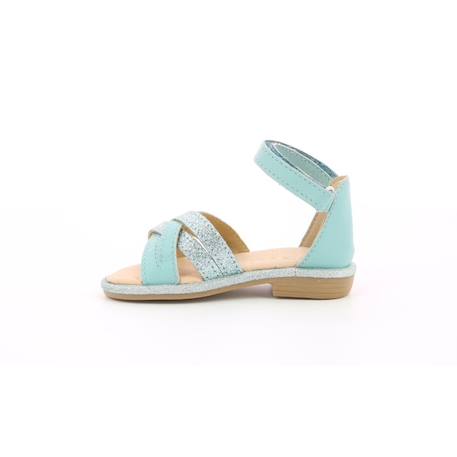 MOD 8 Sandales Giry turquoise BLEU 4 - vertbaudet enfant 