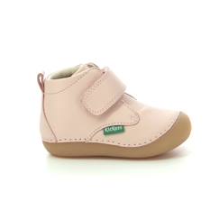 Chaussures-Chaussures bébé 17-26-Marche fille 19-26-Boots, bottines et bottes-KICKERS Bottillons Sabio Beige/rose