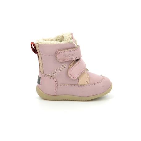 KICKERS Boots Bamakratch camel BLEU+MARRON+ROSE+VERT 9 - vertbaudet enfant 