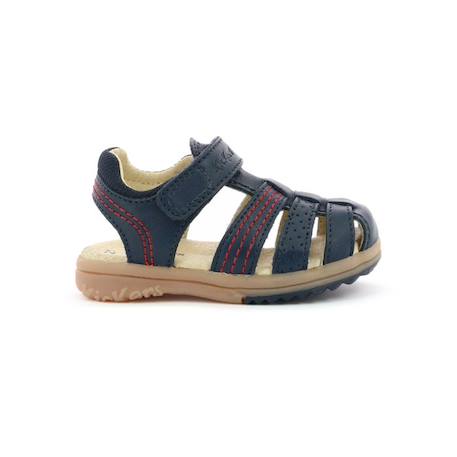 KICKERS Sandales Platinium marine BLEU 1 - vertbaudet enfant 