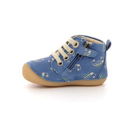 KICKERS Bottillons Sonizip bleu BLEU 4 - vertbaudet enfant 