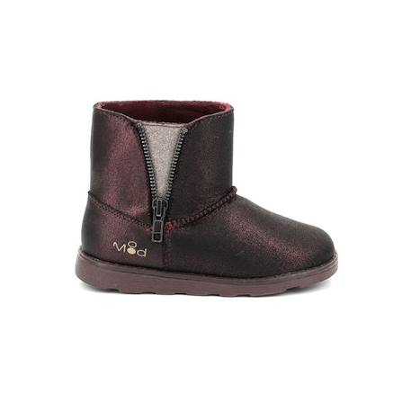 MOD 8 Boots Aldize bordeaux ROUGE 1 - vertbaudet enfant 