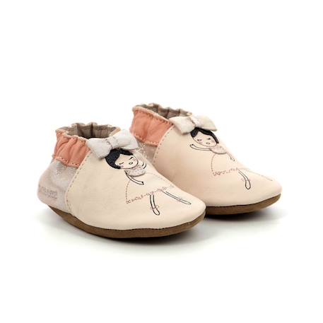 ROBEEZ Chaussons Ballet Passion rose ROSE 2 - vertbaudet enfant 