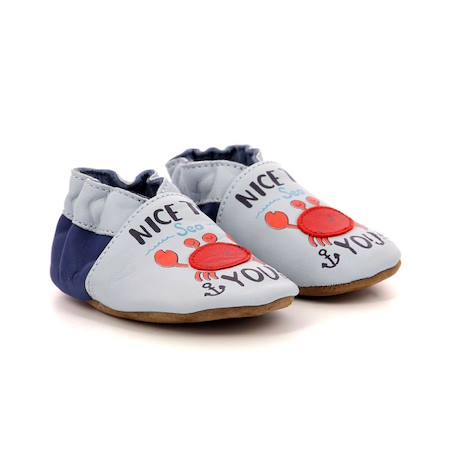 ROBEEZ Chaussons Nice To Sea bleu BLEU 2 - vertbaudet enfant 