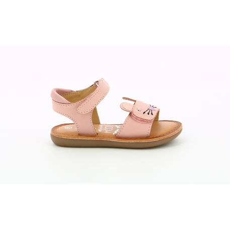 MOD 8 Sandales Cloonie rose BLANC+ROSE 5 - vertbaudet enfant 