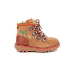 Chaussures-Chaussures garçon 23-38-Boots, bottines-KICKERS Bottillons Kicknature camel