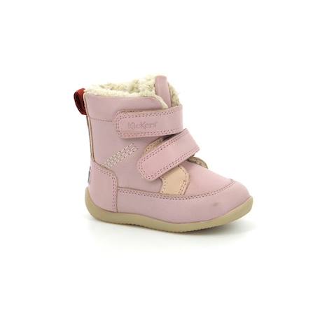 KICKERS Boots Bamakratch camel BLEU+MARRON+ROSE+VERT 10 - vertbaudet enfant 