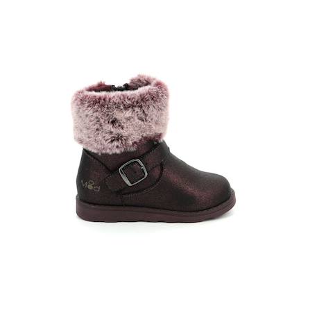 MOD 8 Boots Aldizia bordeaux NOIR+ROUGE 5 - vertbaudet enfant 