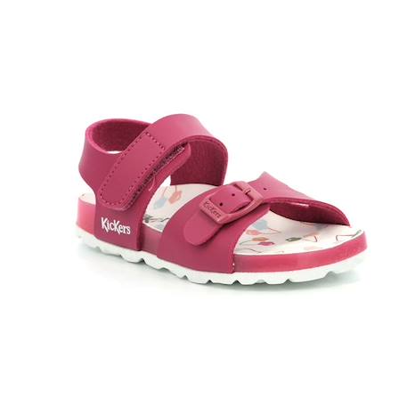 KICKERS Sandales Sunkro bleu BLEU+JAUNE+ROSE 10 - vertbaudet enfant 