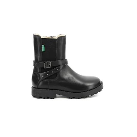 KICKERS Boots Groozmy noir NOIR 1 - vertbaudet enfant 