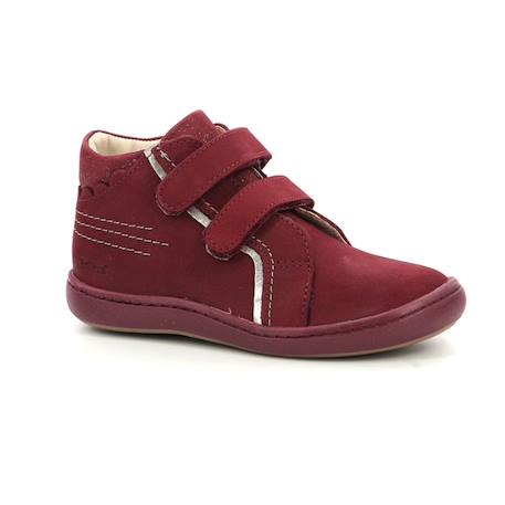 KICKERS Bottillons Kickmary gris ROUGE 2 - vertbaudet enfant 