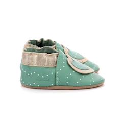 -ROBEEZ Chaussons Baby Tiny Heart gris