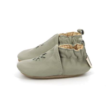 ASTER Chaussons Lazeez marine BLEU+MARRON+VERT 12 - vertbaudet enfant 