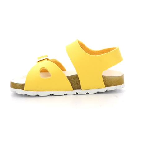 KICKERS Sandales Sunkro jaune BLEU+JAUNE+ROSE 8 - vertbaudet enfant 