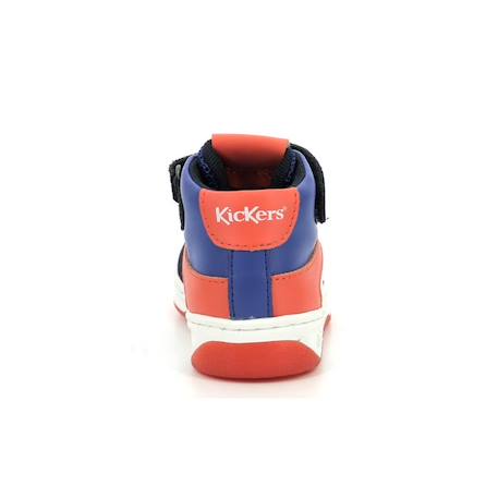 KICKERS Baskets hautes Kickalien marine BLANC 3 - vertbaudet enfant 