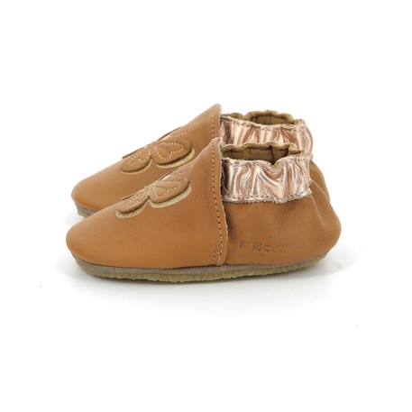 ROBEEZ Chaussons Flyinthewindcrp camel MARRON 4 - vertbaudet enfant 