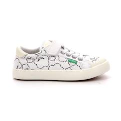 Chaussures-Chaussures fille 23-38-KICKERS Baskets basses Kickgoldi blanc