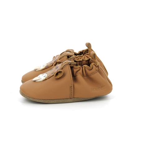 ROBEEZ Chaussons Cute Girafon camel MARRON 4 - vertbaudet enfant 