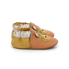 -ROBEEZ Chaussons Leopardo camel