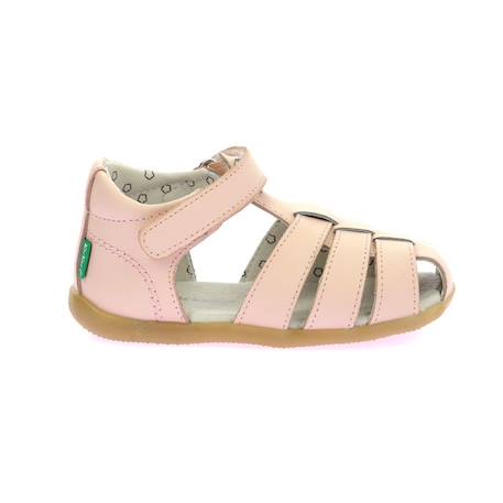 KICKERS Sandales Bigflo-c blanc BLANC+BLEU+ROSE 9 - vertbaudet enfant 