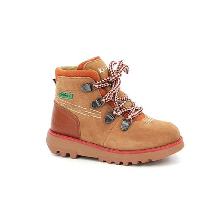 KICKERS Bottillons Kicknature camel MARRON 2 - vertbaudet enfant 