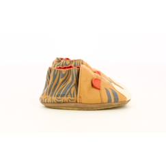 ROBEEZ Chaussons Awesome Tiger camel  - vertbaudet enfant