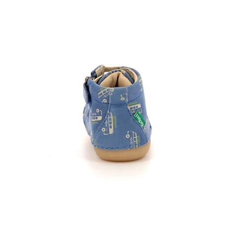 KICKERS Bottillons Sonizip bleu BLEU 3 - vertbaudet enfant 