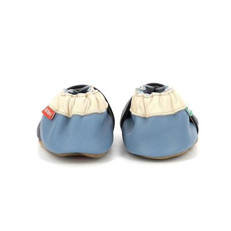 KICKERS Chaussons Kickbaby Van bleu BEIGE+BLEU 7 - vertbaudet enfant 