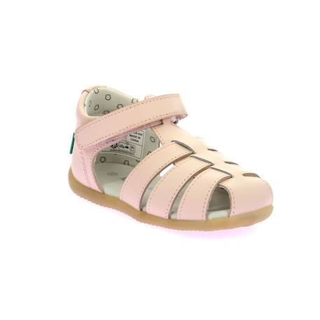 KICKERS Sandales Bigflo-c blanc BLANC+BLEU+ROSE 10 - vertbaudet enfant 