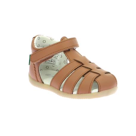 KICKERS Sandales Bigflo-c rose BLANC+BLEU+MARRON+ROSE 10 - vertbaudet enfant 