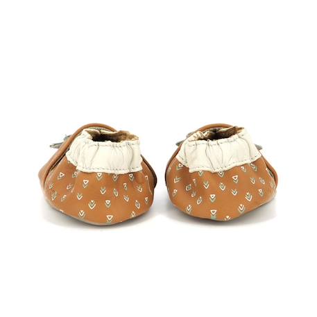 ROBEEZ Chaussons Triceradino camel MARRON 3 - vertbaudet enfant 