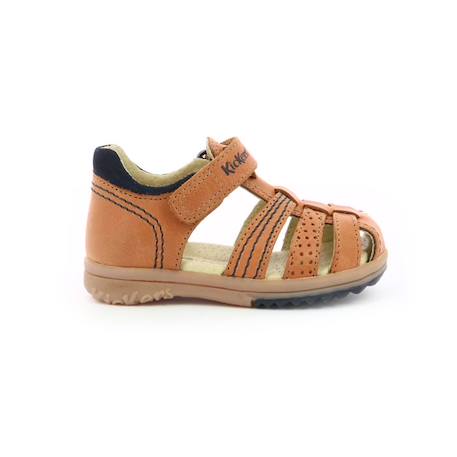 KICKERS Sandales Platiback camel MARRON 1 - vertbaudet enfant 