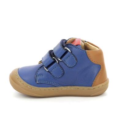 ASTER Bottillons Chyo marine BLEU+BLEU+MARRON+VERT 8 - vertbaudet enfant 