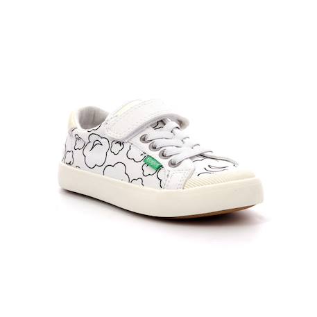 KICKERS Baskets basses Kickgoldi blanc BLANC 2 - vertbaudet enfant 