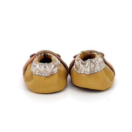 ROBEEZ Chaussons Leopardo camel MARRON 3 - vertbaudet enfant 