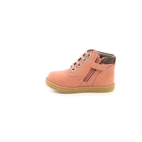 KICKERS Bottillons Tackland camel ROSE 4 - vertbaudet enfant 