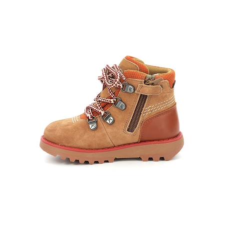 KICKERS Bottillons Kicknature camel MARRON 4 - vertbaudet enfant 