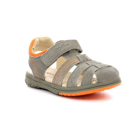 KICKERS Sandales Platinium kaki VERT 2 - vertbaudet enfant 