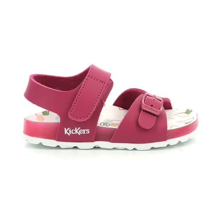 KICKERS Sandales Sunkro bleu BLEU+JAUNE+ROSE 9 - vertbaudet enfant 