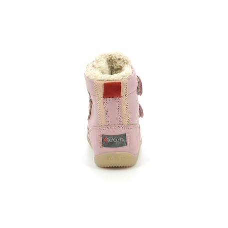 KICKERS Boots Bamakratch camel BLEU+MARRON+ROSE+VERT 11 - vertbaudet enfant 