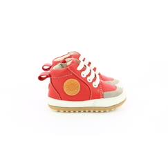 Chaussures-Chaussures fille 23-38-Baskets, tennis-ROBEEZ Baskets hautes Migo rouge