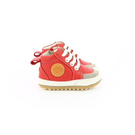 ROBEEZ Baskets hautes Migo rouge ROUGE 1 - vertbaudet enfant 