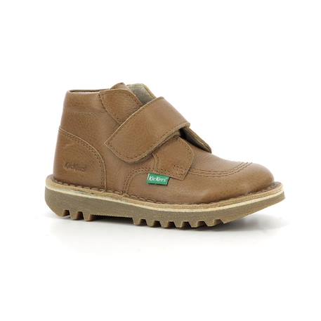 KICKERS Bottillons Neokrafty camel BLEU+MARRON 6 - vertbaudet enfant 