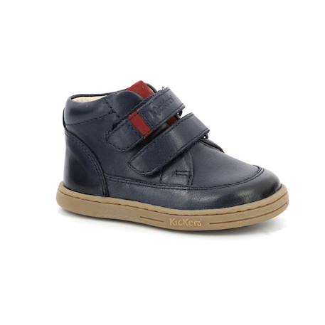 KICKERS Baskets hautes Tractok marine BLEU 2 - vertbaudet enfant 