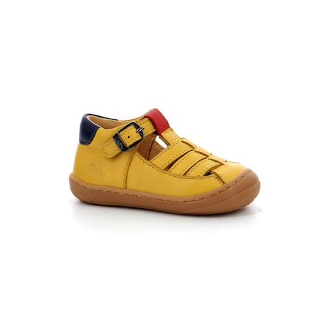 ASTER Salomés Crusile camel BLEU+JAUNE+MARRON 6 - vertbaudet enfant 