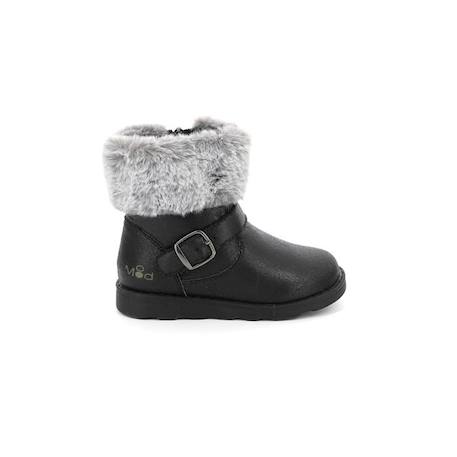 MOD 8 Boots Aldizia noir NOIR+ROUGE 1 - vertbaudet enfant 