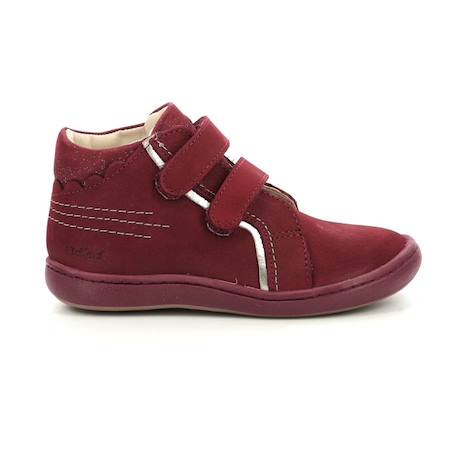 KICKERS Bottillons Kickmary gris ROUGE 1 - vertbaudet enfant 