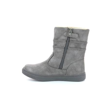 KICKERS Boots Rumby gris GRIS 4 - vertbaudet enfant 