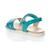 MOD 8 Sandales Loveme turquoise BLEU 2 - vertbaudet enfant 