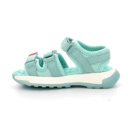 KICKERS Sandales Kikco bleu BLEU+ROSE 4 - vertbaudet enfant 